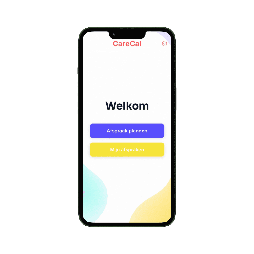 CareCal app — afspraak plannen en overzicht